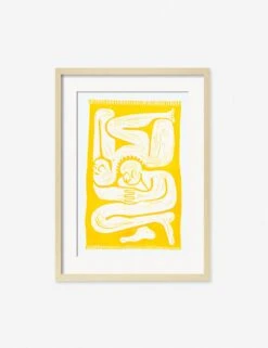 Cloudgazers Print By Adrian Brandon 10 Cloudgazers Print By Adrian Brandon -Home Furnishings AdrianCloudgazersNaturalFrame