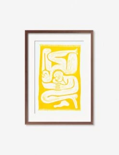 Cloudgazers Print By Adrian Brandon 12 Cloudgazers Print By Adrian Brandon -Home Furnishings AdrianCloudgazersWalnutFrame