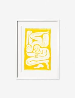 Cloudgazers Print By Adrian Brandon 13 Cloudgazers Print By Adrian Brandon -Home Furnishings AdrianCloudgazersWhiteFrame