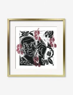 Mama's Making Pie Print By Adrian Brandon -Home Furnishings AdrianMamasMakingPieGoldFrame