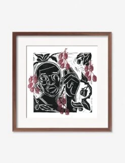 Mama's Making Pie Print By Adrian Brandon -Home Furnishings AdrianMamasMakingPieWalnutFrame