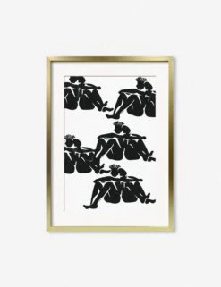 Over Here Print By Adrian Brandon 12 Over Here Print By Adrian Brandon -Home Furnishings AdrianOverHereGoldFrame