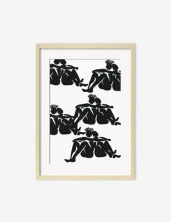 Over Here Print By Adrian Brandon 13 Over Here Print By Adrian Brandon -Home Furnishings AdrianOverHereNaturalFrame