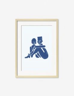 Pair Print By Adrian Brandon -Home Furnishings AdrianPairNaturalFrame