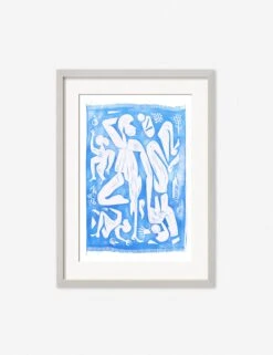 Picnic Print By Adrian Brandon -Home Furnishings AdrianPicnicSilverFrame