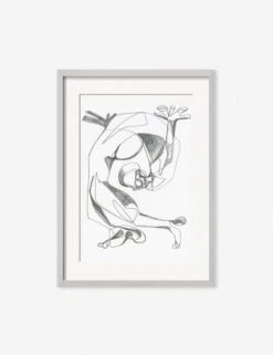 Stretch Print By Adrian Brandon -Home Furnishings AdrianStretchSilverFrame