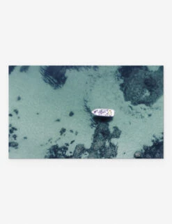 Aerial Ocean Bliss Photography Print By Ingrid Beddoes -Home Furnishings AerialOceanBlissunframed