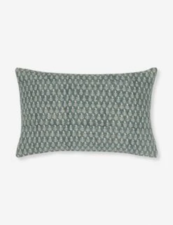 Agnes Linen Pillow -Home Furnishings AgnesLinenLumbarPillow Blue A0655000B 17301