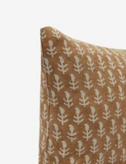 Agnes Linen Pillow -Home Furnishings AgnesLinenLumbarPillow Rust A0654998B 17411