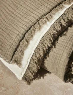 Alaia Sherpa Throw By House No. 23 -Home Furnishings AlaiaSherpa Moss 13890 SITECROP