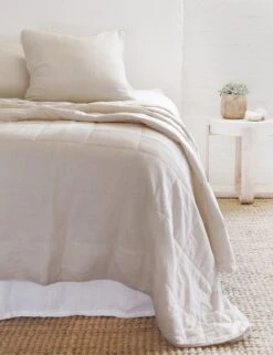 Antwerp Coverlet By Pom Pom At Home -Home Furnishings Antwerp Coverlet Natural NEW