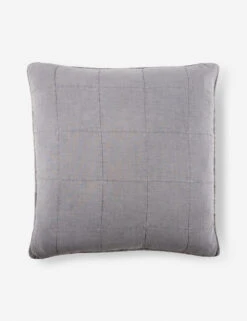 Antwerp Large Quilted Euro Sham By Pom Pom At Home -Home Furnishings AntwerpSham OceanNEW