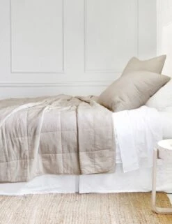 Antwerp Coverlet By Pom Pom At Home -Home Furnishings Antwerpnatural