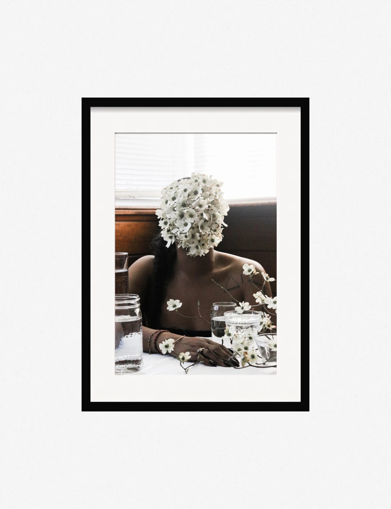 Southern Woman In White Dogwoods Photography Print By Ashley Johnson 1 Southern Woman In White Dogwoods Photography Print By Ashley Johnson