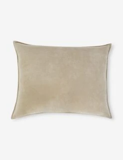 Bianca Velvet Oversized Pillow By Pom Pom At Home -Home Furnishings Biancanaturalbigpillowcopy