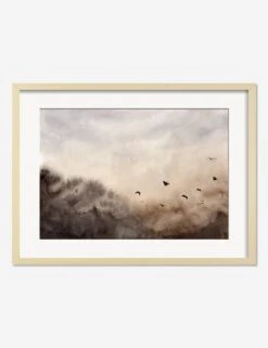 Bird Landscape Print By Renata Tot IveziÄ‡ -Home Furnishings BirdLandscapeNaturalFrame
