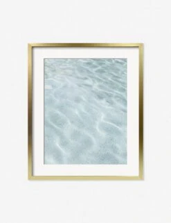 Byron Pool Photography Print By Carley Rudd -Home Furnishings CarleyRuddByronPoolGoldFrame