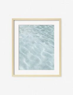 Byron Pool Photography Print By Carley Rudd -Home Furnishings CarleyRuddByronPoolNaturalFrame