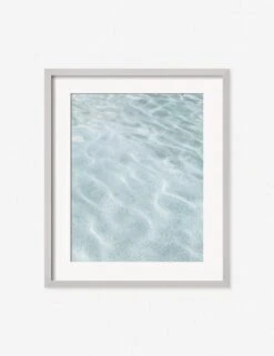 Byron Pool Photography Print By Carley Rudd -Home Furnishings CarleyRuddByronPoolSilverFrame