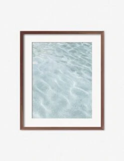 Byron Pool Photography Print By Carley Rudd -Home Furnishings CarleyRuddByronPoolWalnutFrame