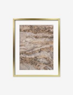 Desert Layers Photography Print By Carley Rudd -Home Furnishings CarleyRuddDesertLayersGoldFramedPrint