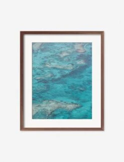 Turks & Caicos Photography Print By Carley Rudd -Home Furnishings CarleyRuddTurks CaicosWalnutFramedPrint