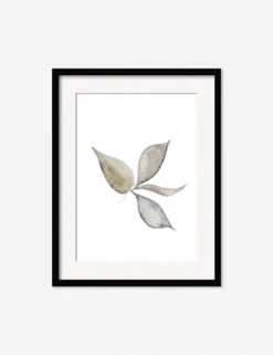 Faded Leaves Print By Céline Nordenhed -Home Furnishings CelineFadedLeavesBlackFrame