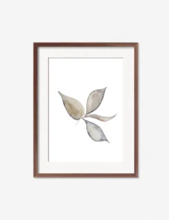 Faded Leaves Print By Céline Nordenhed -Home Furnishings CelineFadedLeavesWalnutFrame