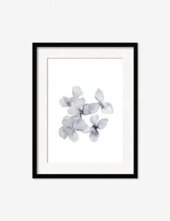 Frozen Leaves Print By Céline Nordenhed -Home Furnishings CelineFrozenPetalsBlackFrame