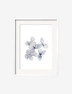 Frozen Leaves Print By Céline Nordenhed -Home Furnishings CelineFrozenPetalsWhiteFrame