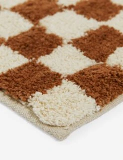 Checkerboard Bath Mat By Sarah Sherman Samuel 25 Checkerboard Bath Mat By Sarah Sherman Samuel -Home Furnishings CheckerboardBathMatbySarahShermanSamuel Umber 21 x34 A0656925 5155
