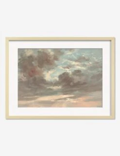 Cloud Study, Stormy Sunset Print By John Constable -Home Furnishings CloudStudyStormySunsetNaturalMatted