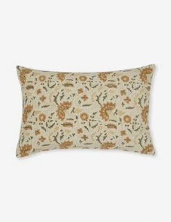 Eames Linen Pillow -Home Furnishings EamesLinenLumbarPillow Rust A0654990B 17297