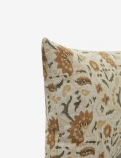 Eames Linen Pillow -Home Furnishings EamesLinenLumbarPillow Rust A0654990B 17421