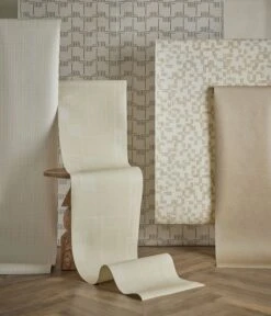 Crossmarks Grasscloth Wallpaper By Élan Byrd 7 Crossmarks Grasscloth Wallpaper By Élan Byrd -Home Furnishings ElanGallery 2079 Lifestyle