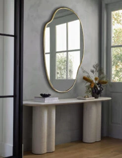 Puddle Mirror By Sarah Sherman Samuel -Home Furnishings EntrywayVignette 6030 V3 SITECROP