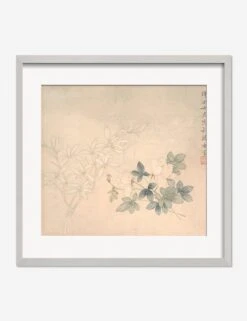Flower Study 1 Print By Yun Bing 13 Flower Study 1 Print By Yun Bing -Home Furnishings FlowerStudy 1SilverMatted