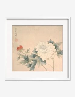 Flower Study 2 Print By Yun Bing 11 Flower Study 2 Print By Yun Bing -Home Furnishings FlowerStudy 2WhiteMatted