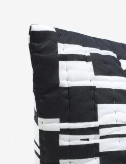 Gemma Sham, (Set Of 2) -Home Furnishings GemmaSham Standard BlackandNatural 2807