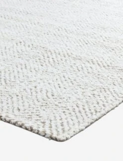 Kaleem Jute Rug -Home Furnishings HerringboneChenilleIvory Natural