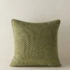 Hi-Lo Checker Velvet Pillow By Sarah Sherman Samuel