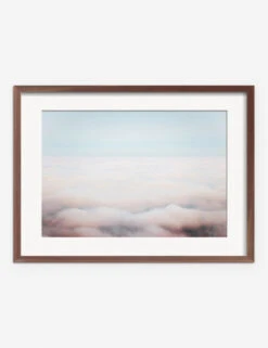 Dream Clouds Photography Print By Ingrid Beddoes -Home Furnishings IngridDreamCloudsWalnutFrame