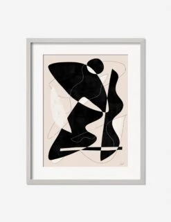 Intricate Black Print By Jan SkÃ¡celÃ­k -Home Furnishings IntricateSilverFrame