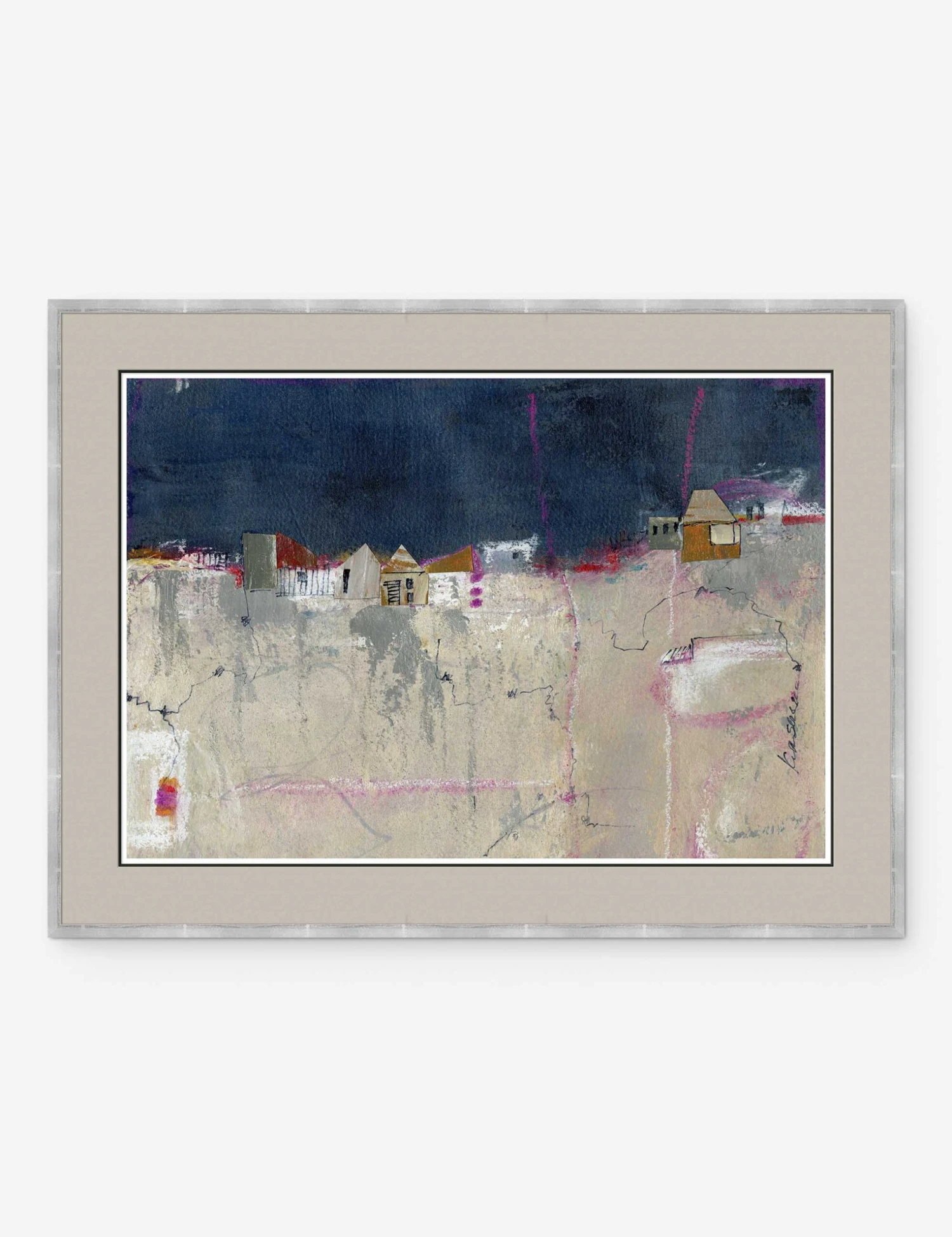 Town View Print By Jill Krasner 1 Town View Print By Jill Krasner