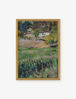 House With Field Print By Blair Pessemier