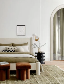 Irregular Checkerboard Bolster Pillow By Sarah Sherman Samuel 16 Irregular Checkerboard Bolster Pillow By Sarah Sherman Samuel -Home Furnishings KhakiIrregularGridBedroom 3402 4