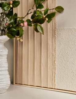 Patchwork Blush Wall Art By Visual Contrast -Home Furnishings L0470482 TexturedPaper Blush StuidoLifestyle 16572