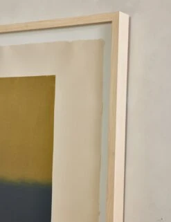 Gradient Silkscreen Wall Art By Visual Contrast -Home Furnishings L0470491 Gradient1 olive indigo StuidoLifestyle 4