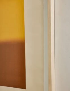 Gradient Silkscreen Wall Art By Visual Contrast -Home Furnishings L0470494 Gradient4 copper ochre StuidoLifestyle 3