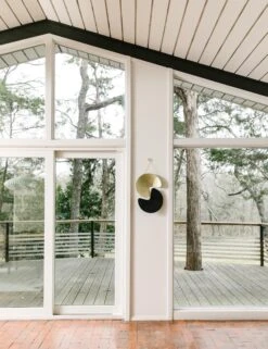 Echo Wall Hanging By Circle & Line -Home Furnishings LG echo wall black brass 4